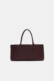 Woven East West Tote  Plum Red  hi-res