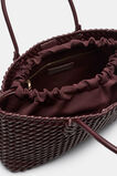 Woven East West Tote  Plum Red  hi-res