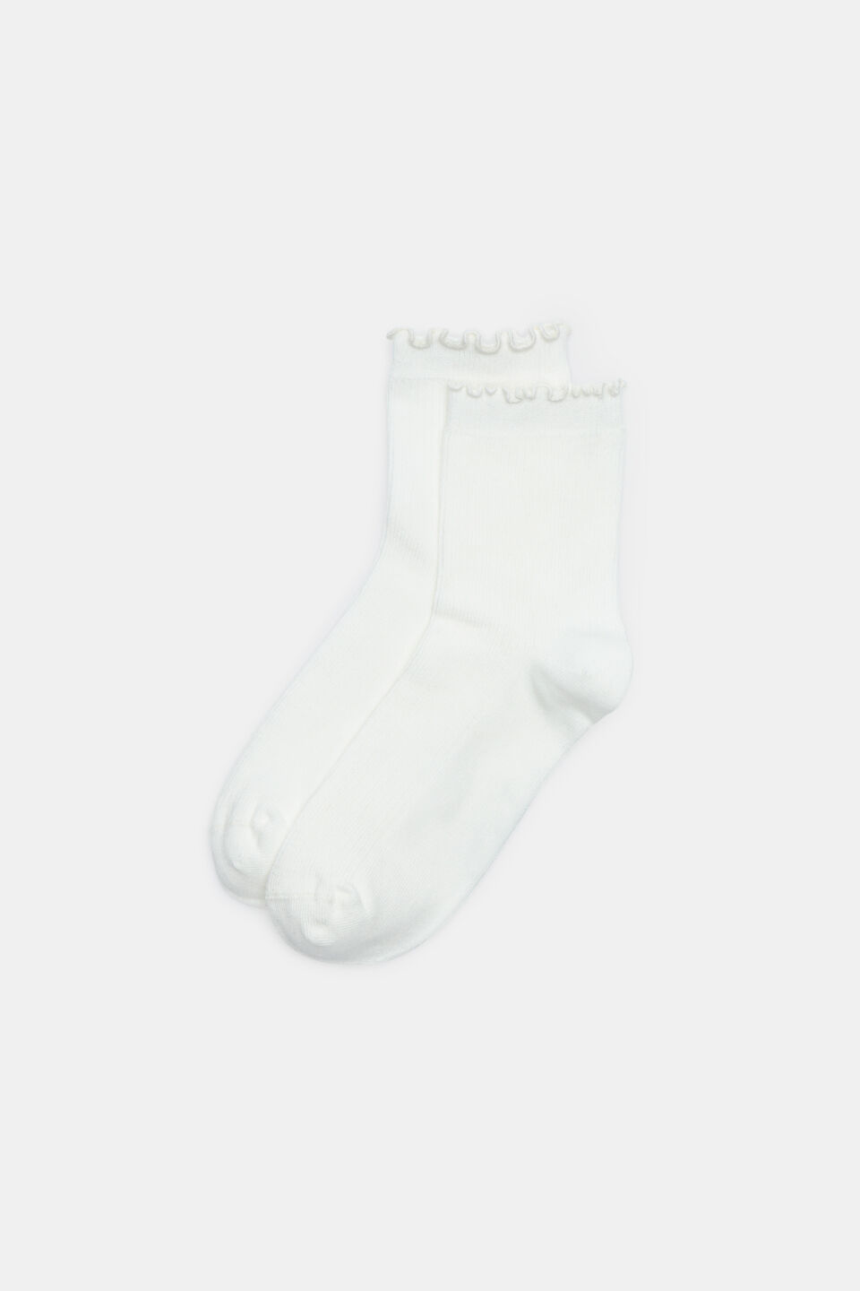 Frill Sock  Cream