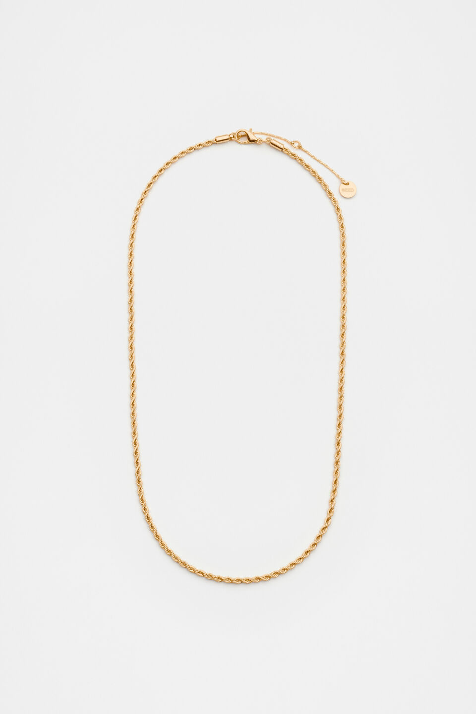 Fine Rope Necklace  Gold