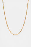 Fine Rope Necklace  Gold  hi-res