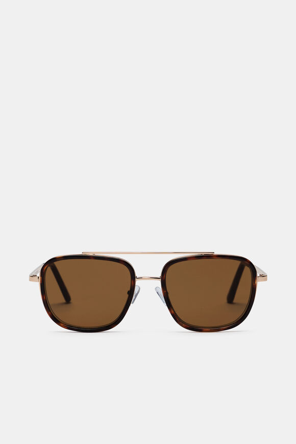 Marcia Aviator Sunglasses  Dark Tort  hi-res