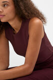 Cotton Rib Tank  Plum Red  hi-res