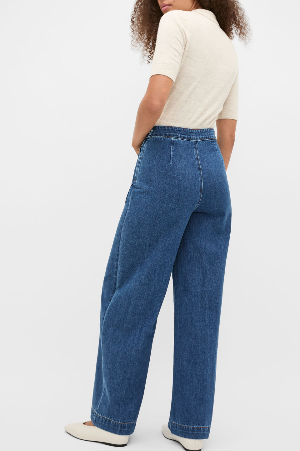 Patch Pocket Cotton Jean  Heritage Wash