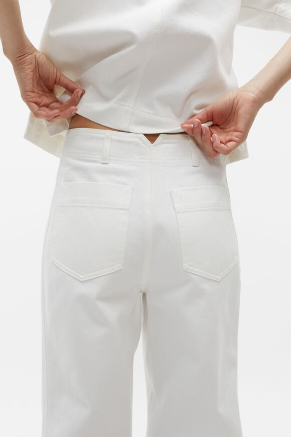 Denim Barrel Leg Jean  Cloud Cream  hi-res