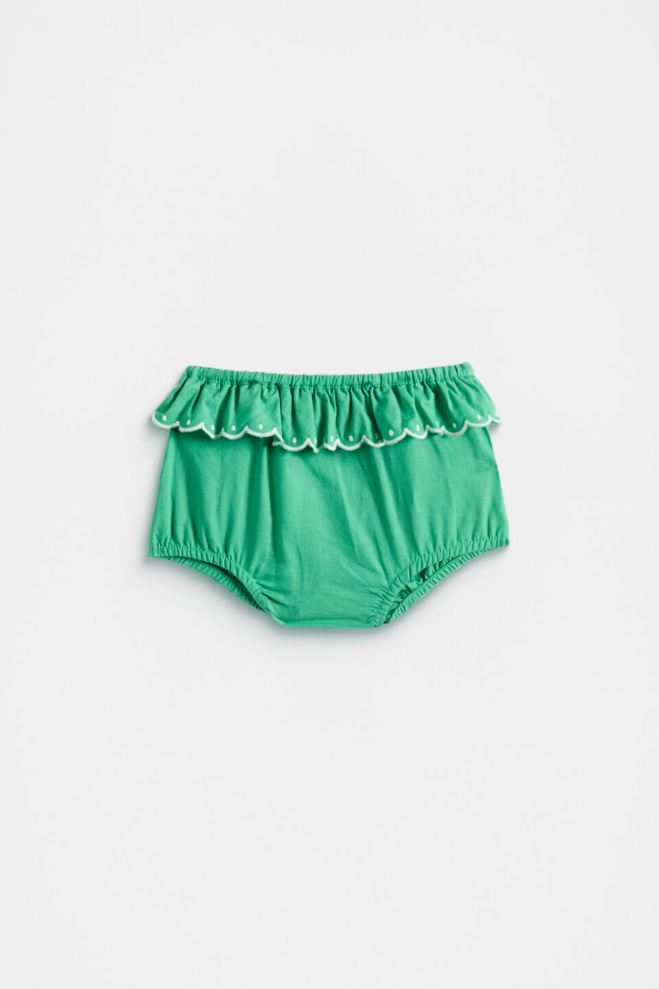 Scallop Trim Bloomer  Deep Emerald