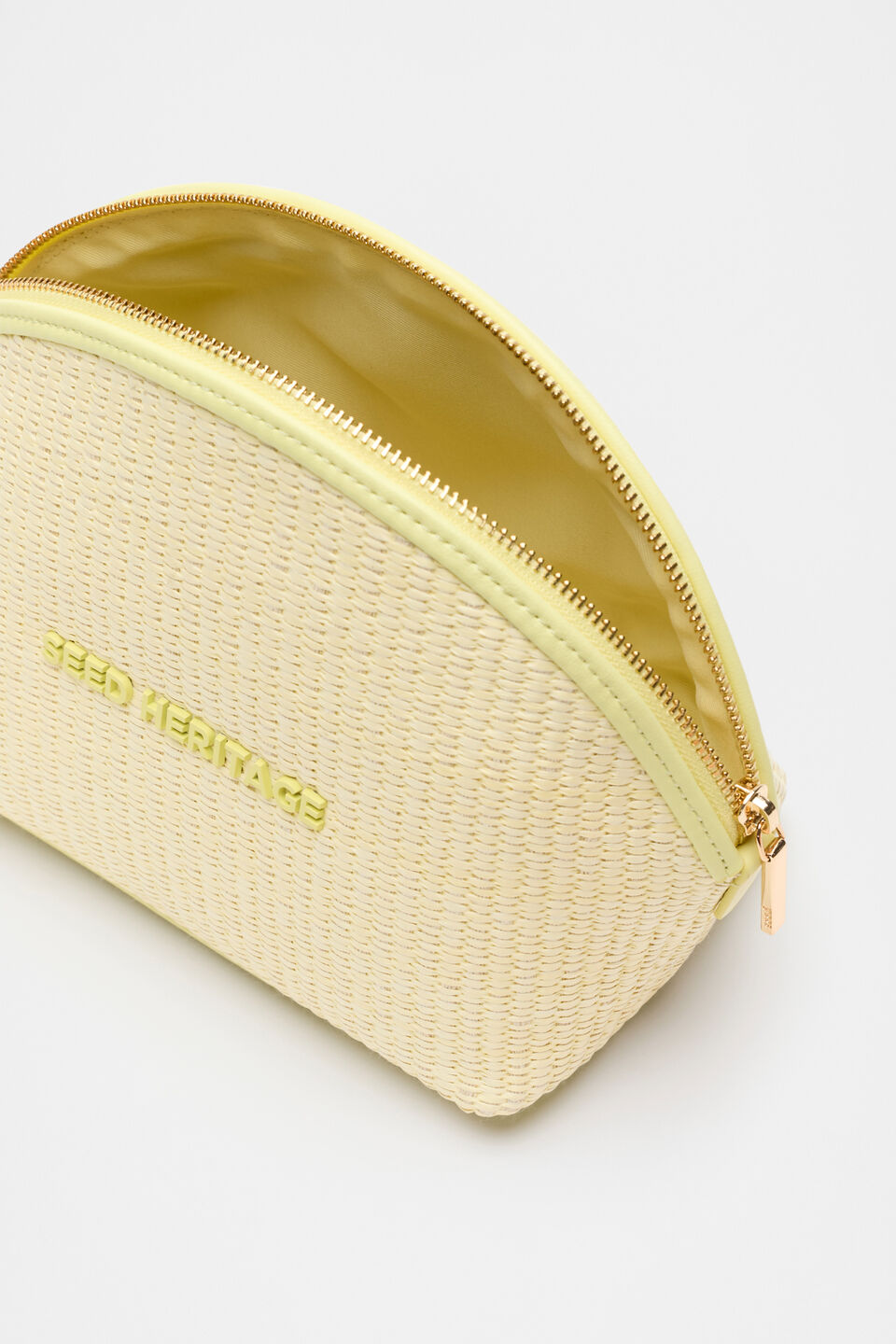 Curved Pouch  Lemongrass