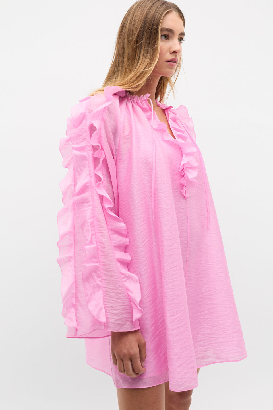 Ruffle Mini Dress  Fairy Floss