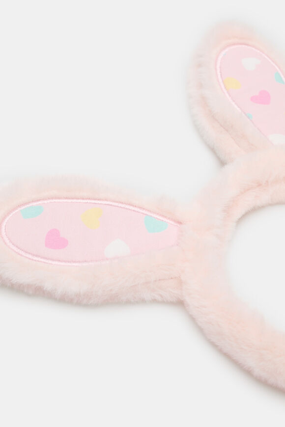 Heart Fur Ears Headband  Pink Lemonade  hi-res