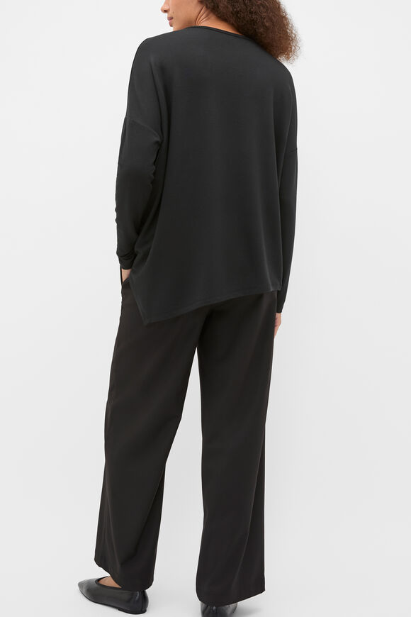 Core Asymmetrical Top  Black  hi-res