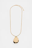 Organic Pendant Necklace  Gold  hi-res