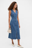 Denim Aline Midi Dress  Heritage Wash  hi-res