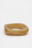 Rounded Resin Bangle  Iced Latte  hi-res