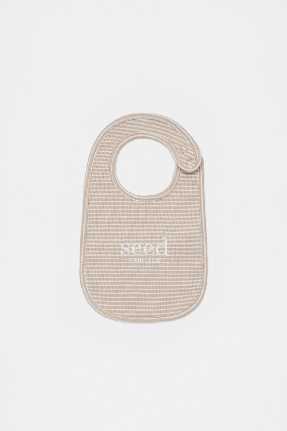 Core Rib Logo Bib  Sand Stripe