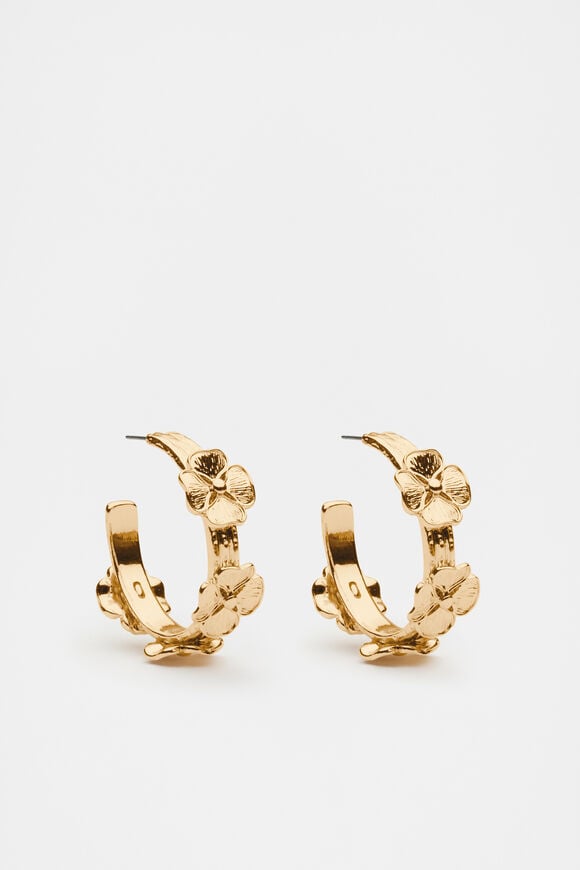 Bloom Hoop  Gold  hi-res