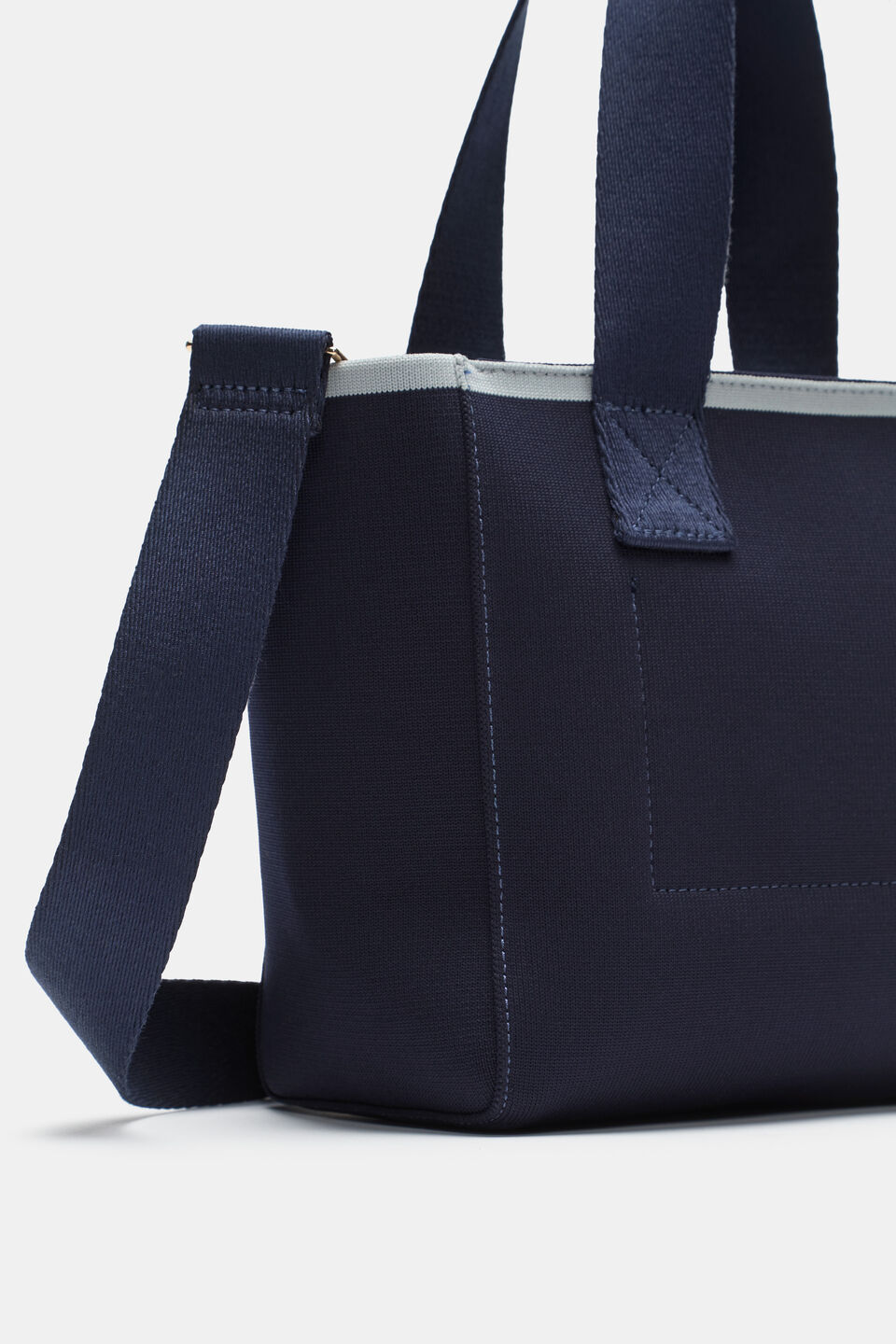 Seed Logo Knit Mini Tote  Twilight Blue