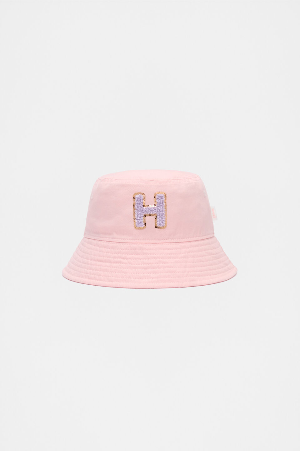 Pink Initial Bucket Hat  H