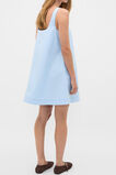 Poplin Shift Mini Dress  Arctic Blue  hi-res