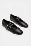Astrid Double Strap Ballet Flat  Black  hi-res