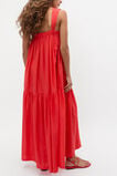 Voile Tiered Maxi Dress  Electric Crimson  hi-res