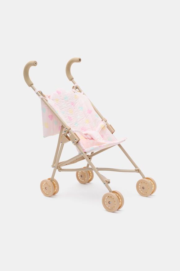 Heart Doll Pram  Multi  hi-res
