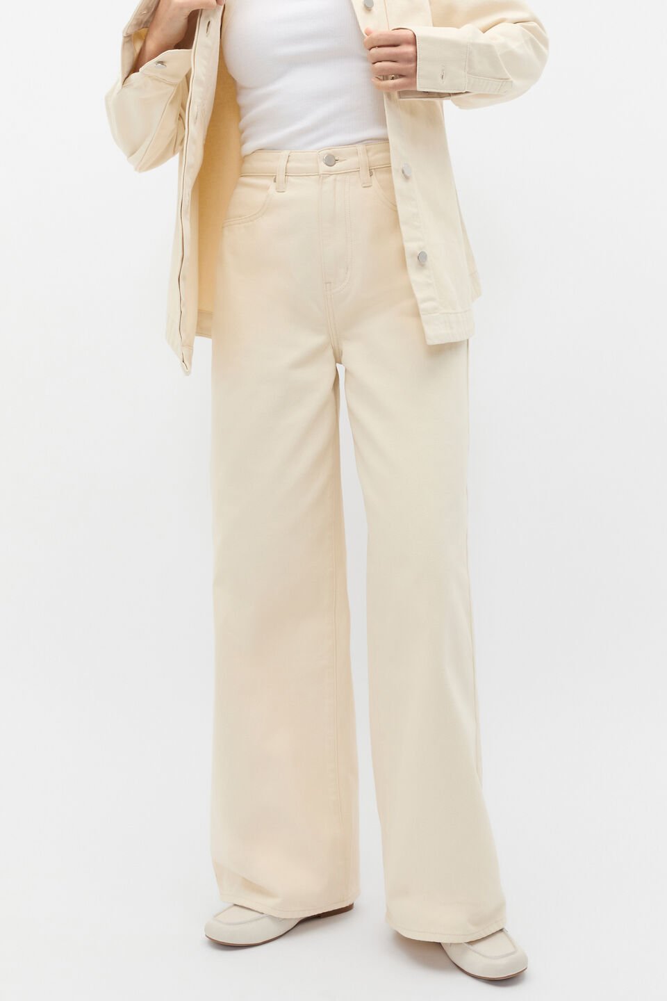 Denim Wide Leg Jean  Tofu