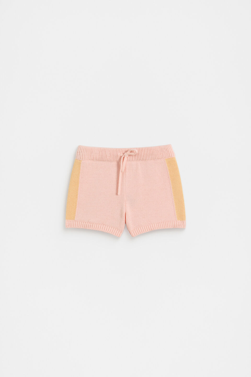 Spliced Knit Short  Pretty Pink