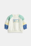 Colourblock Logo Sweat  Multi  hi-res