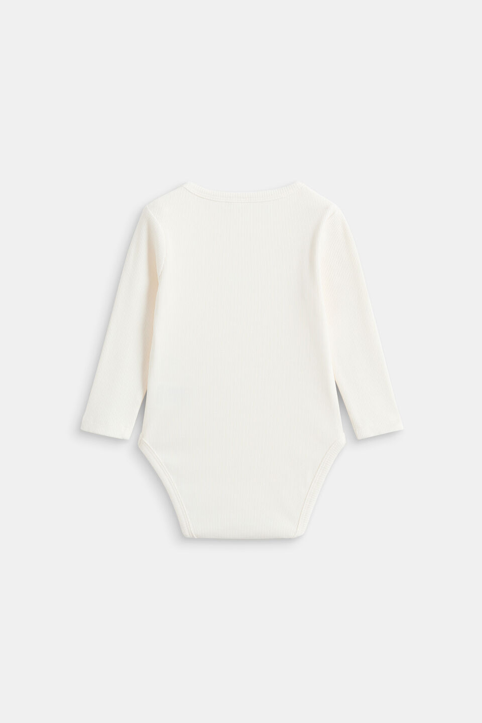 Core Logo Rib Bodysuit  Classic Cream