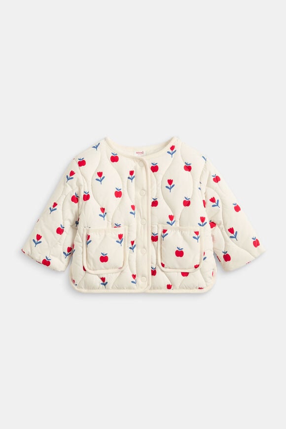 Apple Quilted Jacket  Classic Cream  hi-res