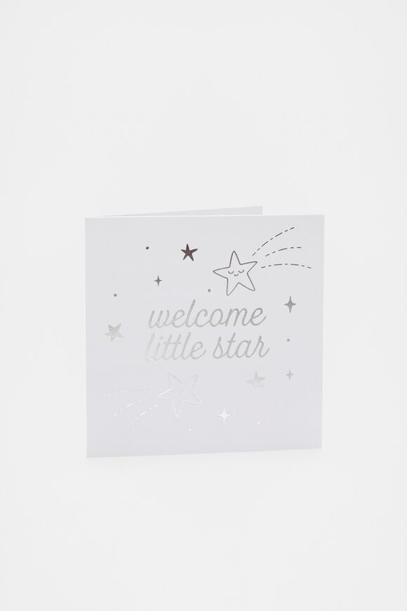 Welcome Little Star Card  Multi  hi-res