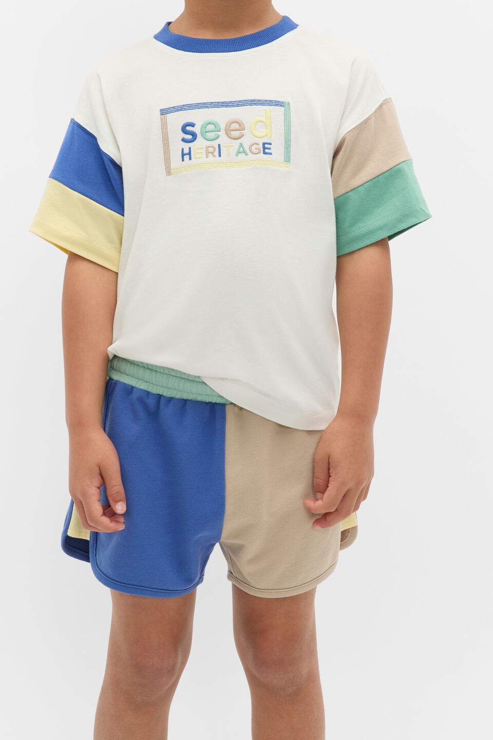 Colourblock Runner Short  Multi