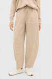 Soft Suiting Barrel Leg Pant  Sandstone Cross Dye  hi-res