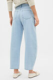 Barrel Leg Jean  Ice Blue Denim  hi-res