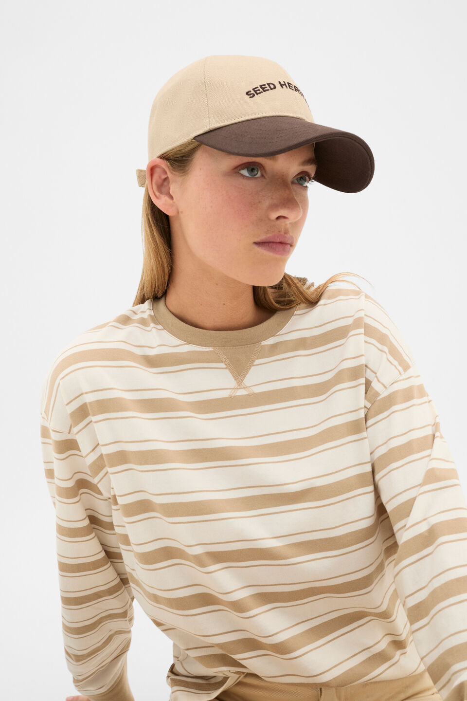 Two Tone Cap  Sandstone