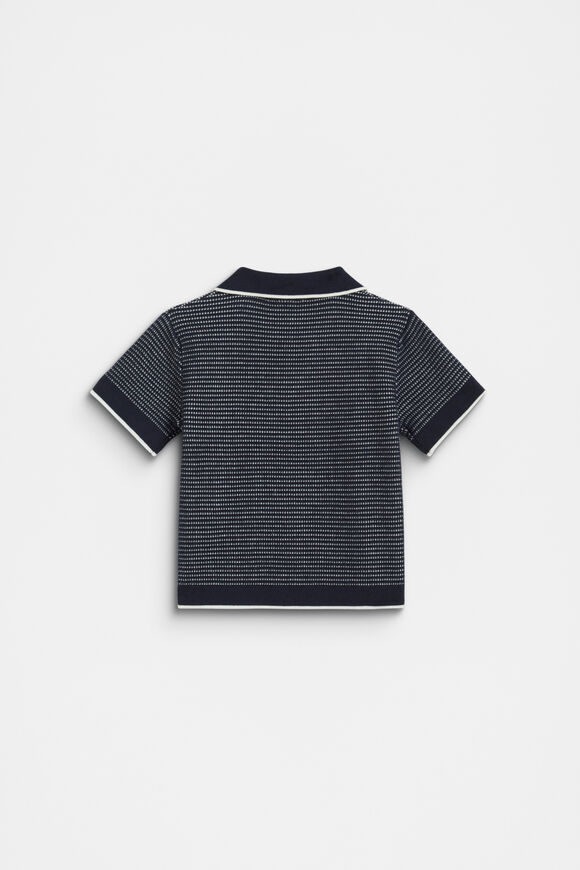Knit Polo  Midnight Blue  hi-res