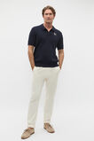 Heritage Cable Knit Trophy Polo  Twilight Blue  hi-res