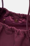 Ruched Essential Tech Tote  Plum Red  hi-res