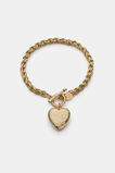 Vintage Heart Bracelet  Gold  hi-res
