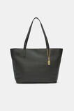 Leather Everyday Tote  Black  hi-res