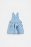 Core Logo Pinafore  Light Wash  hi-res