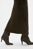Crinkled Satin Slip Skirt  Coffee Bean  hi-res