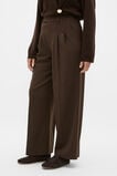 Pleat Front Trouser  Coffee Bean  hi-res