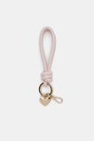 Loop Heart Keyring  Pale Blossom  hi-res