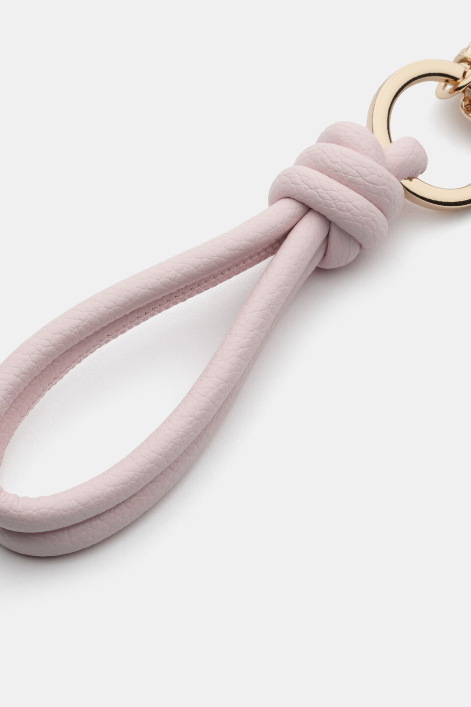 Loop Heart Keyring  Pale Blossom