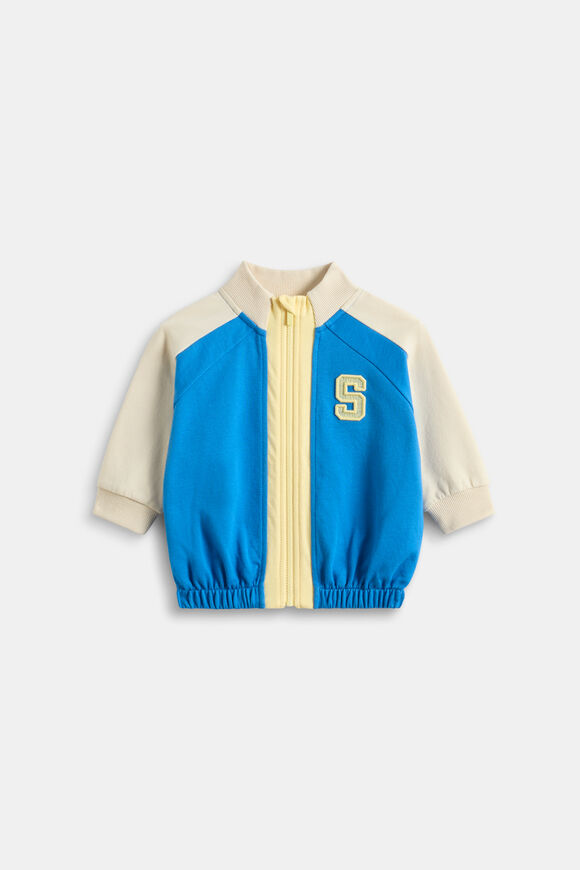 Zip Through Sweat  Captain Blue  hi-res