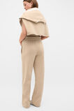 Roll Waist Logo Track Pant  Sandstone  hi-res