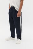 Linen Blend Trouser  Midnight Blue  hi-res