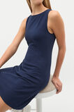 Boat Neck Tank Dress  New Navy  hi-res