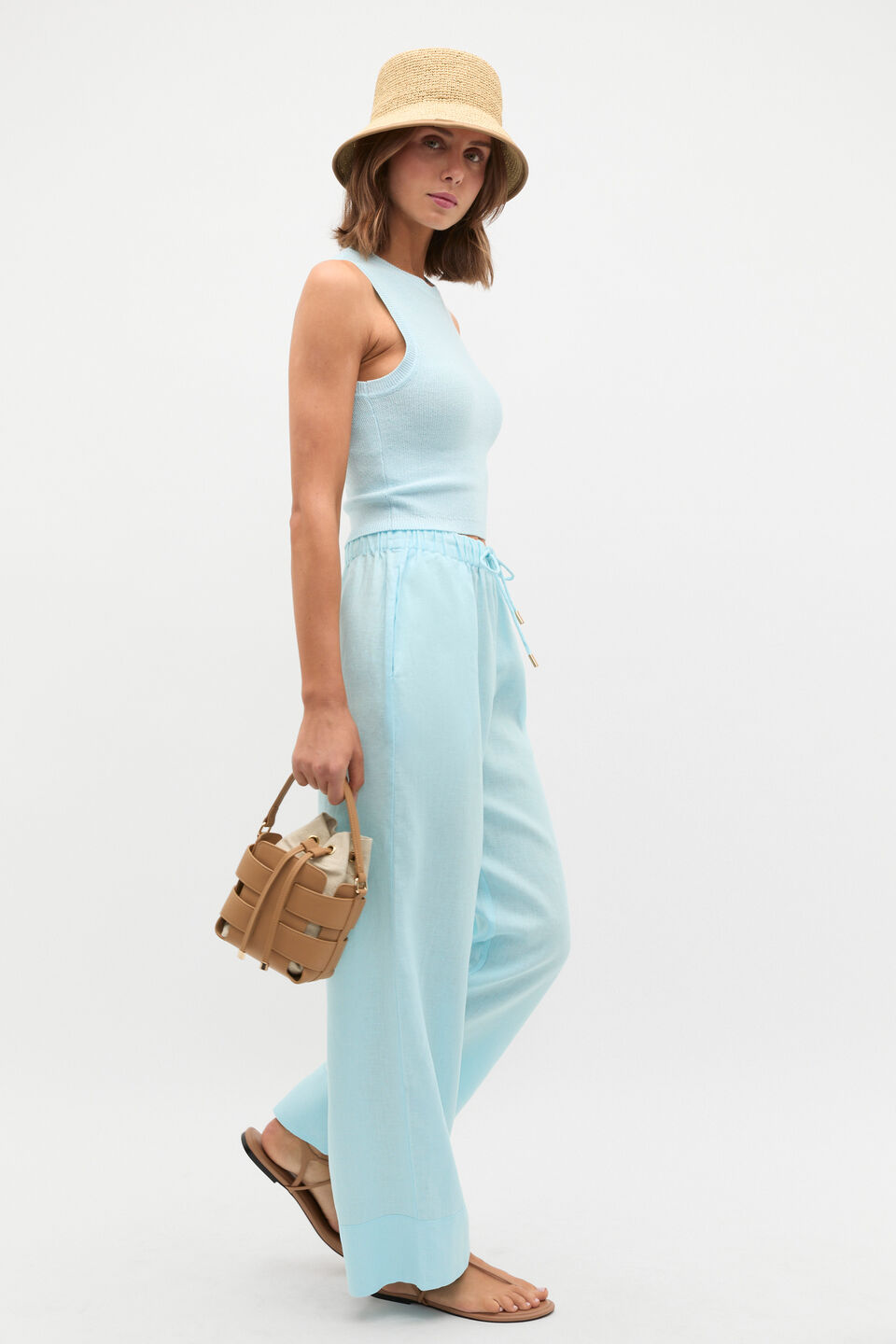 Cotton Twist Knit Top  Skyway Twist